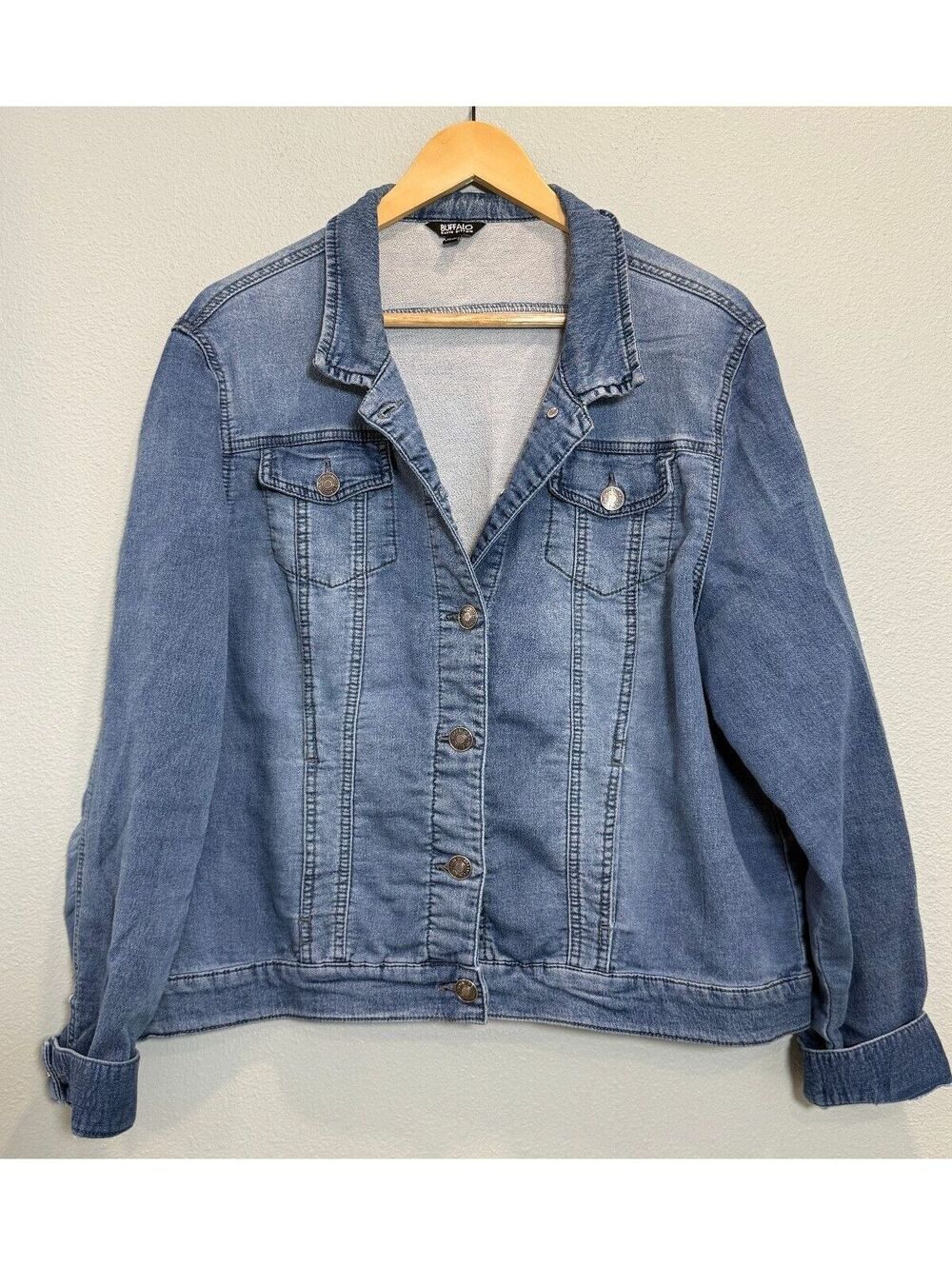 Buffalo David Bitton Cotton Blend Denim Jacket - Women's XXL